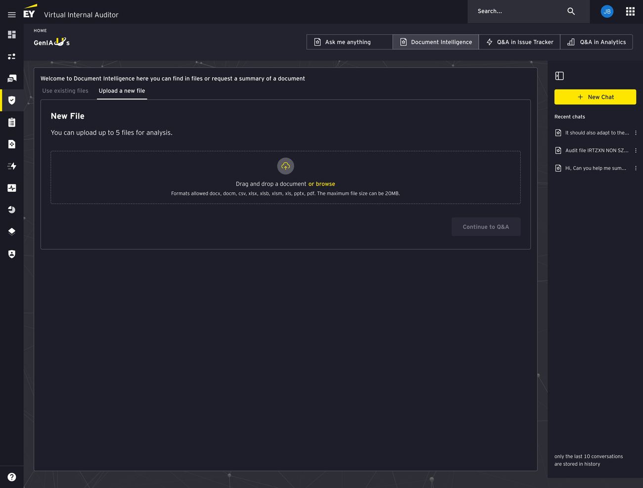 Document Intelligence — Use existing files
