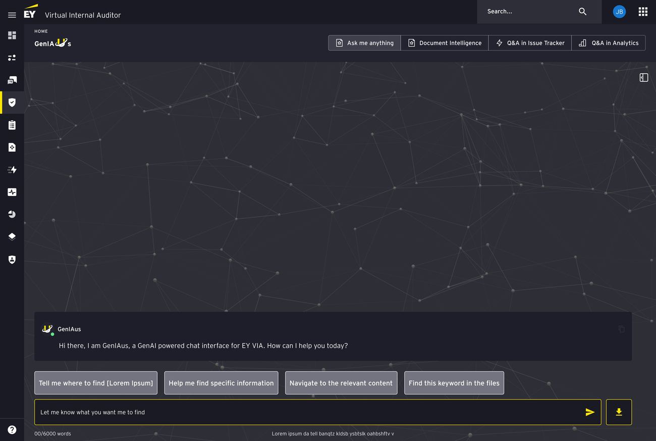 Prompt scaffolding — contextual suggestion chips beneath the input